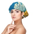thumbnail image 1 of Disketp Field Bicycle Young Sunflower Adjustable Sleeping Hair Cap, Hairband Sleeping Cap Turban, Unisex, Available for Curly and Straight Hair, 1 of 6