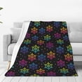 thumbnail image 1 of Susaid Rainbow Snowflake Print Microfiber Cleaning Cloth, Multi-Functional Cleaning Towels, Highly Absorbent Cleaning Rags,Cleaning Cloths for Car Kitchen Home-50"x40", 1 of 7