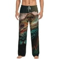 thumbnail image 1 of Susaid Realistic Colorful Chameleon Print Mens Pajama Pants Set Sleep & Lounge Pants, PJ Bottoms with Pockets and Button Fly-X-Large, 1 of 6