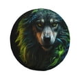 thumbnail image 1 of Susaid Realistic Style Colorful Wolf A Print Tire Covers,Waterproof Anti-UV Snow Sun Rain Tire Covers for RV,Truck, SUV, Trailer, Camper-14 inch, 1 of 6