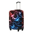 thumbnail image 1 of Susaid Red And Blue Lightning Print Elastic Washable Suitcase Cover with Hidden Zipper, Fits 18-32 Inch Luggage for Protection During Travel-X-Large, 1 of 7