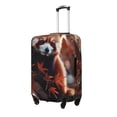 thumbnail image 1 of Susaid Red Panda Autumn Branches Print Elastic Washable Suitcase Cover with Hidden Zipper, Fits 18-32 Inch Luggage for Protection During Travel-Large, 1 of 7