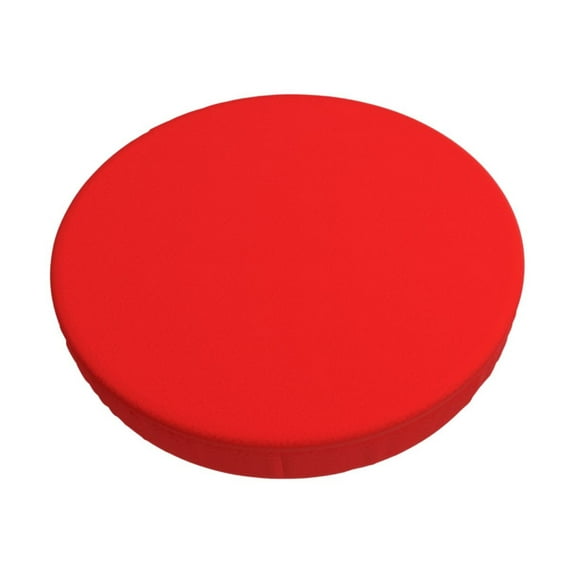 Susaid Red Print Elastic Bar Stool Cover Personalized Washable Stool Cover for Barbershop Home Bar Kitchen-12 inch