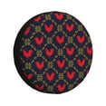 thumbnail image 1 of Susaid Red Rooster Print Water Proof Spare Tire Cover Wheel Tire Dust-proof Cover Fit Trailer, RV, SUV and Many Vehicle-15 inch, 1 of 6
