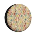 thumbnail image 1 of Susaid Retro Geometry Print Tire Covers,Waterproof Anti-UV Snow Sun Rain Tire Covers for RV,Truck, SUV, Trailer, Camper-15 inch, 1 of 6