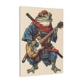 thumbnail image 1 of Susaid Samurai Frog Guitar Pattern Vertical Canvas Wall Decor 12x16in - Waterproof with Wood Frame & Damage-Free Hanging Kit, 1 of 8