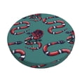 thumbnail image 1 of Susaid Snake And Rose Print Elastic Bar Stool Cover Personalized Washable Stool Cover for Barbershop Home Bar Kitchen-12 inch, 1 of 7