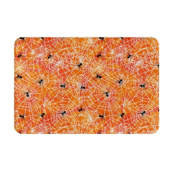 Susaid Spider Print Doormat,Porch Decor,Housewarming Decor Gift Doormat,Funny Flannel Floor Mat,Funny Doormat 24x16 Inch