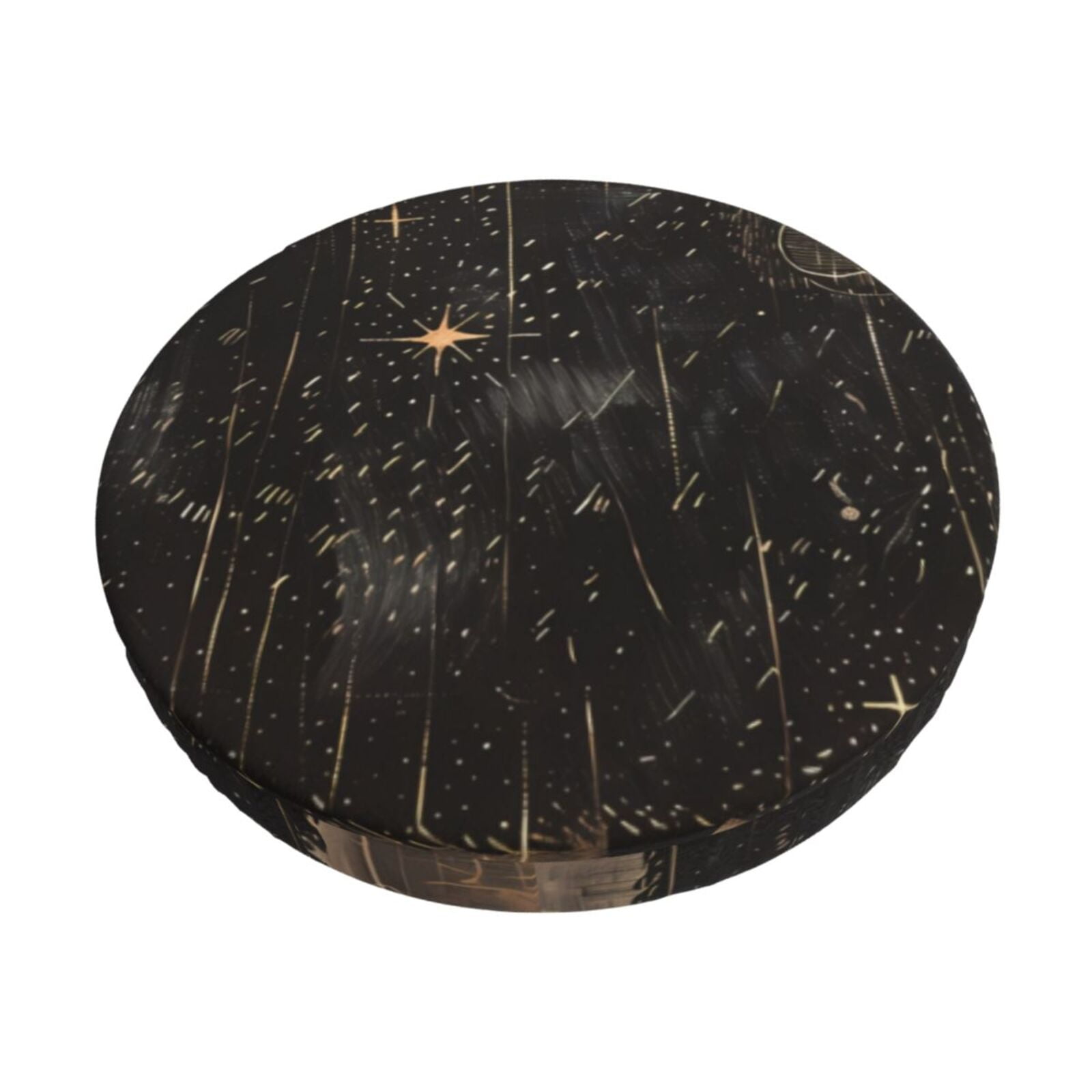 Susaid Starry Night Black Sheep Print Elastic Bar Stool Cover ...