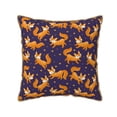 thumbnail image 1 of Susaid Stars and Fox Cute Print Velvet Throw Pillow Covers Home Art Deco Pillowcase Square Pillow Case Cushion Cover for Bed Sofa Living Room Car Indoor and Outdoor-20"x20", 1 of 8