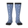 thumbnail image 1 of Susaid Stylized Flowers Vintage Boho Print Thermal Winter Socks for Men and Women, Warm Crew Hiking Socks, for Boots and Outdoor Activities, 1 of 6