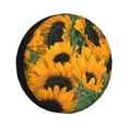 thumbnail image 1 of Susaid Sunflowers 7 Print Tire Covers,Waterproof Anti-UV Snow Sun Rain Tire Covers for RV,Truck, SUV, Trailer, Camper-16 inch, 1 of 6