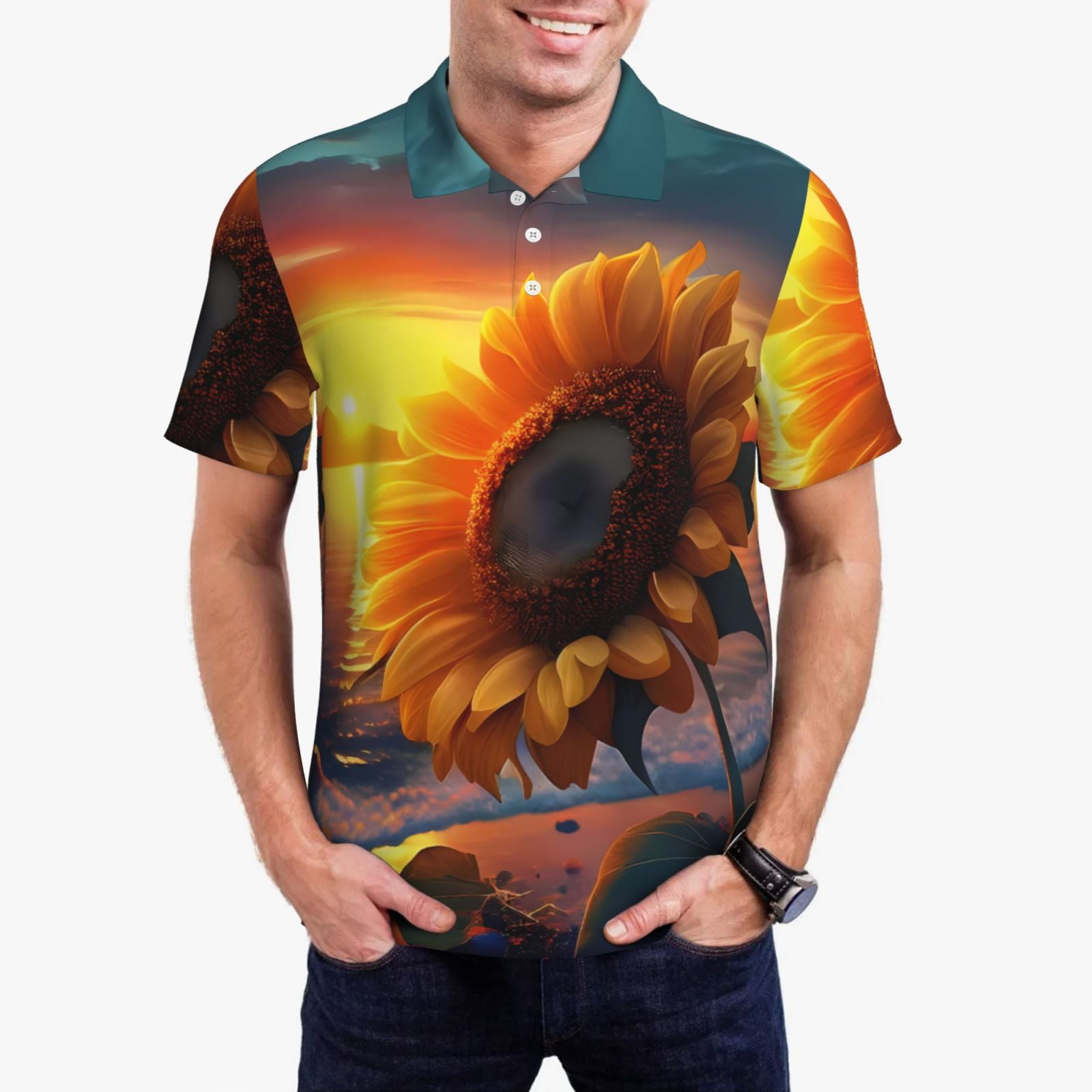 SUNFLOWER - Man - Blue - Polo Shirts