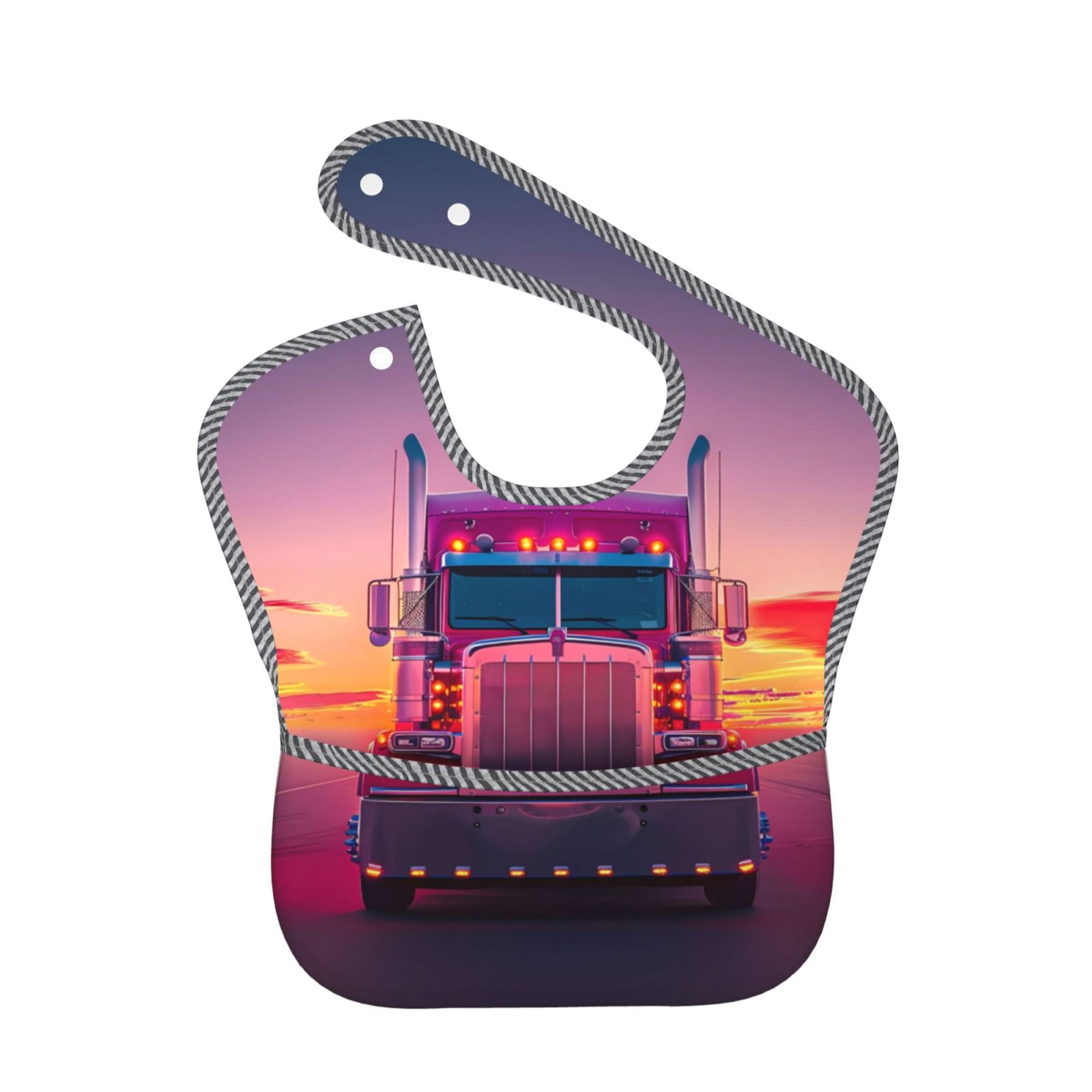 Susaid Sunset Truck Highway Print Bibs