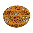 thumbnail image 1 of Susaid Tiger Print Elastic Bar Stool Cover Personalized Washable Stool Cover for Barbershop Home Bar Kitchen-12 inch, 1 of 7