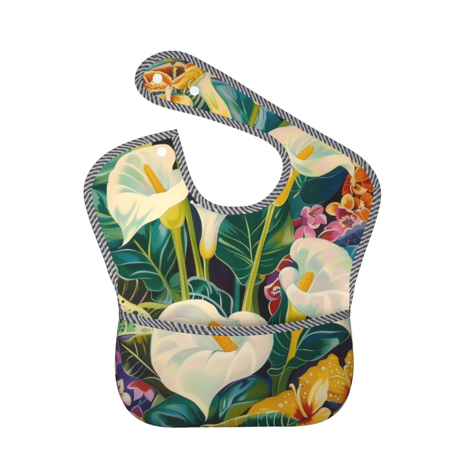 Coral Blossom - Feeding Bib