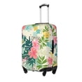 thumbnail image 1 of Susaid Tropical Flowers Print Elastic Washable Suitcase Cover with Hidden Zipper, Fits 18-32 Inch Luggage for Protection During Travel-Large, 1 of 7