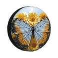 thumbnail image 1 of Susaid Vibrant Butterfly And Sunflowers Print Tire Covers,Waterproof Anti-UV Snow Sun Rain Tire Covers for RV,Truck, SUV, Trailer, Camper-14 inch, 1 of 6