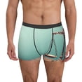 thumbnail image 1 of Susaid Vintage Brass Balance Scale Print Men's Mesh Boxer Briefs Cooling Breathable Sports Underwear Wide Waistband Boxer Briefs W/Fly-Medium, 1 of 5