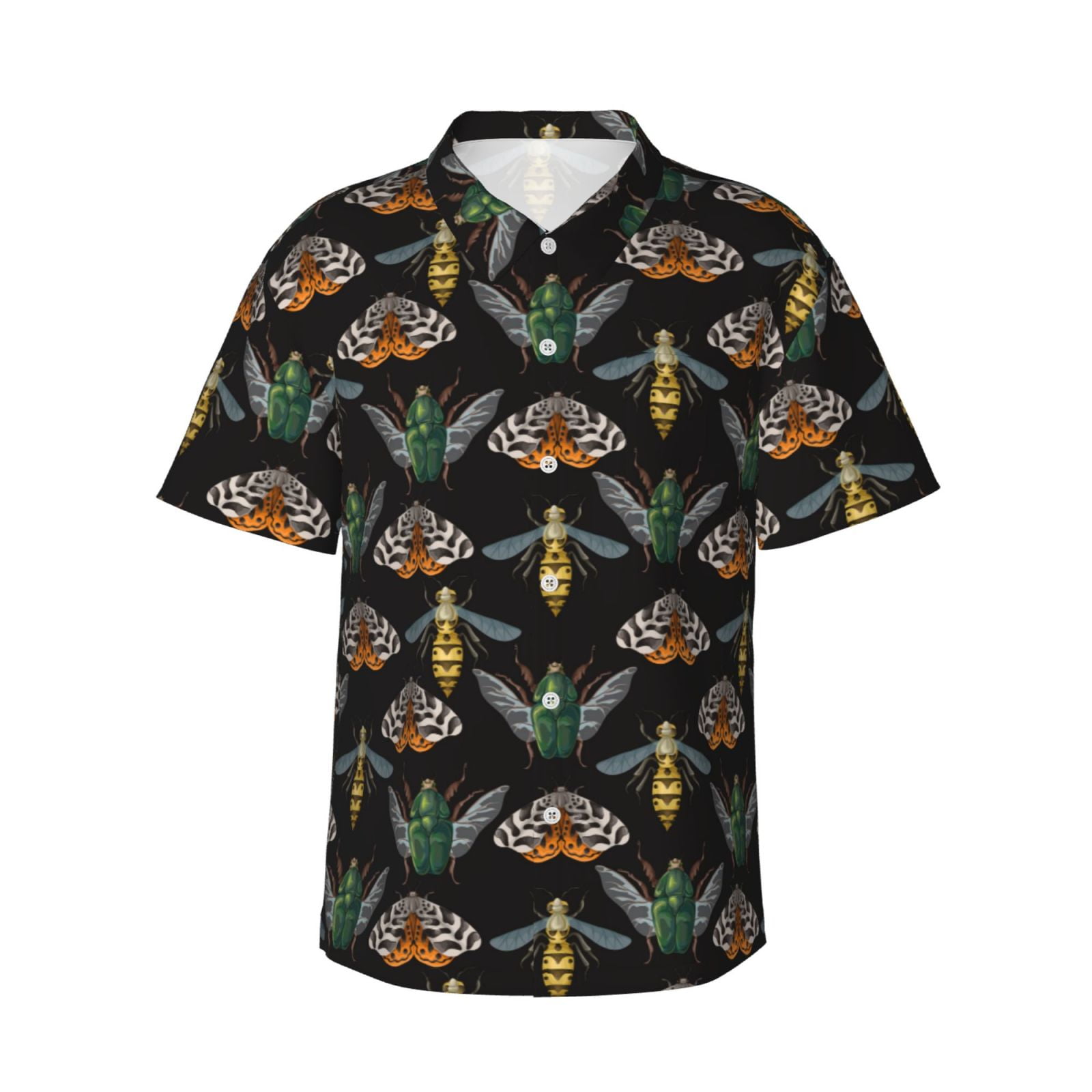 ArtlohaDVL Dachshund Hawaiian Shirt For Men - Funny Dog Print Short Sleeve Aloha Shirt