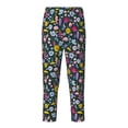 thumbnail image 1 of Susaid Watercolor Meadow Flowers Print Soft Teen Sleep Pants, Long Pajama Bottoms with Two Pockets and Elastic Waist, Designed for Ages 5-16-XS(5-6), 1 of 6