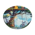 thumbnail image 1 of Susaid Whimsical Treehouse Painting Print Elastic Bar Stool Cover Personalized Washable Stool Cover for Barbershop Home Bar Kitchen-12 inch, 1 of 7