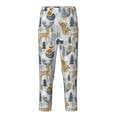 thumbnail image 1 of Susaid Winter Forest Animals Print Soft Teen Sleep Pants, Long Pajama Bottoms with Two Pockets and Elastic Waist, Designed for Ages 5-16-Medium, 1 of 6