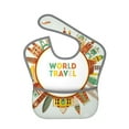 thumbnail image 1 of Susaid World Travel3 Print Bibs for Babies Toddlers Adjustable Waterproof Free Soft Durable Bibs for eating with Large Pocket Food Catcher, 1 of 8
