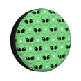 thumbnail image 1 of Susaid alien cartoons Print Water Proof Spare Tire Cover Wheel Tire Dust-proof Cover Fit Trailer, RV, SUV and Many Vehicle-16 inch, 1 of 6