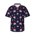 thumbnail image 1 of Susaid pirates skull Print Hawaiian Shirts for Men Women,Hawaiian Summer Short-Sleeve Casual Relaxed-Fit Button-Down,Large, 1 of 7