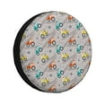 thumbnail image 1 of Susaid truck car Print Tire Covers,Waterproof Anti-UV Snow Sun Rain Tire Covers for RV,Truck, SUV, Trailer, Camper-15 inch, 1 of 6