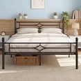 thumbnail image 1 of Sailvan Queen Bed Frame, Queen Size Platform Bed Frame with Headboard & Underbed Storage, Heavy Duty Metal Bed Queen, 800lbs, Easy to Assemble, No-Noise, Black, 1 of 11