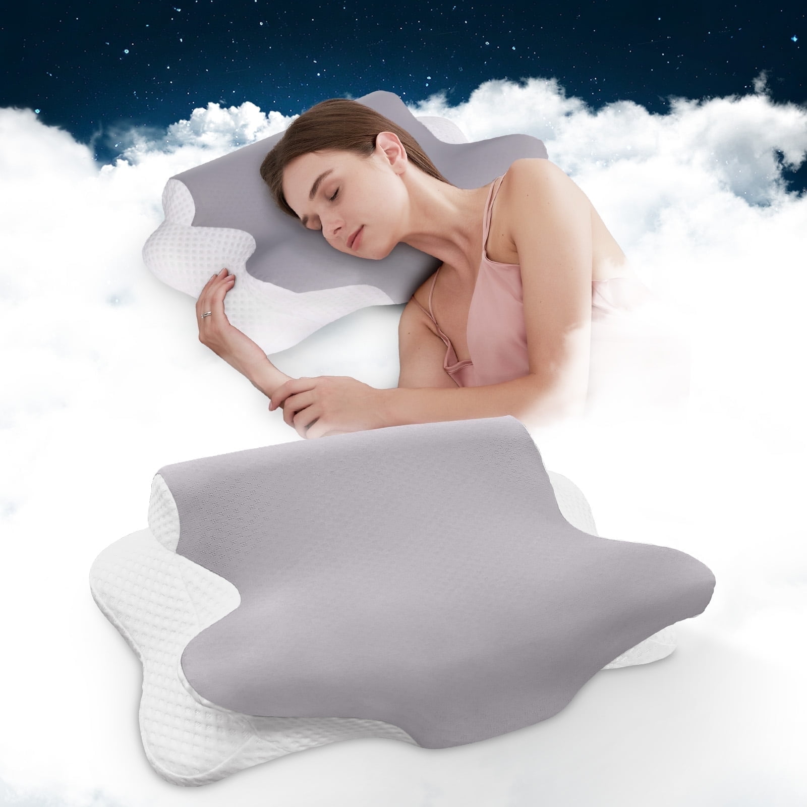 Best Cooling Memory Foam Pillow For Side Sleepers Susalt Cervical Neck Pillow for Pain Relief, Memory Foam Pillow for