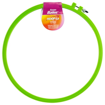 Susan Bates 10.5" x 10.5" Plastic Needlework Hoops, Assorted