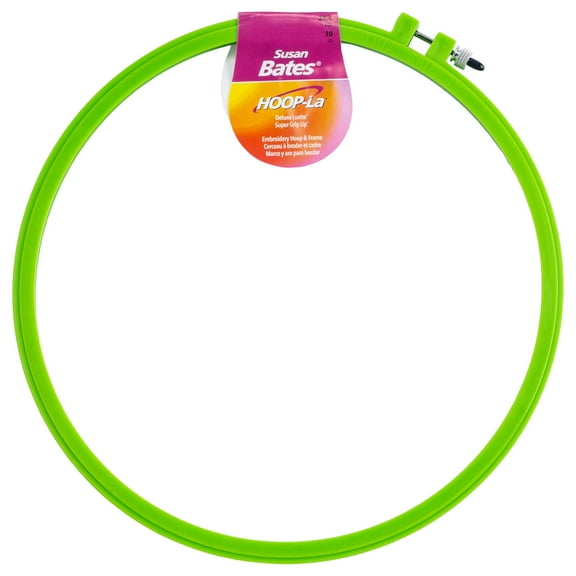 Susan Bates 10.5" x 10.5" Plastic Needlework Hoops, Assorted