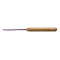 Susan Bates Bamboo Handle Silvalume Aluminum Head Crochet Hook Per