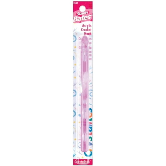 Susan Bates Crystalites Acrylic Crochet Hook 5.5"-Size P16/11.5mm