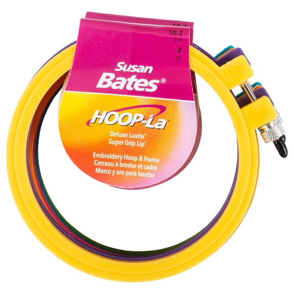 Susan Bates Hoop-La 4 Inch Embroidery Needlework Hoop