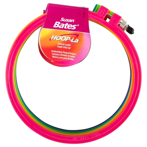 Susan Bates Hoop-La 6" Embroidery Needlework Hoop, 1 Each