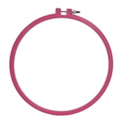Susan Bates Pink Hoop-La Embroidery Hoop 8 Inch.