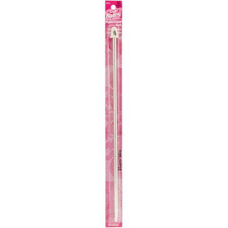 Susan Bates Silvalume Aluminum Afghan Crochet Hook 14"-Size K10.5/6.5mm