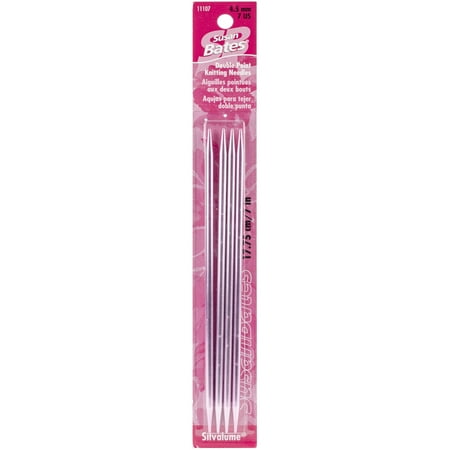 Susan Bates Silvalume Double Point Knitting Needles 7" 4/Pkg-Size 7/4.5mm