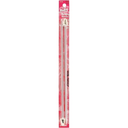 Bates Silvalume Knitting Needles 10" 1