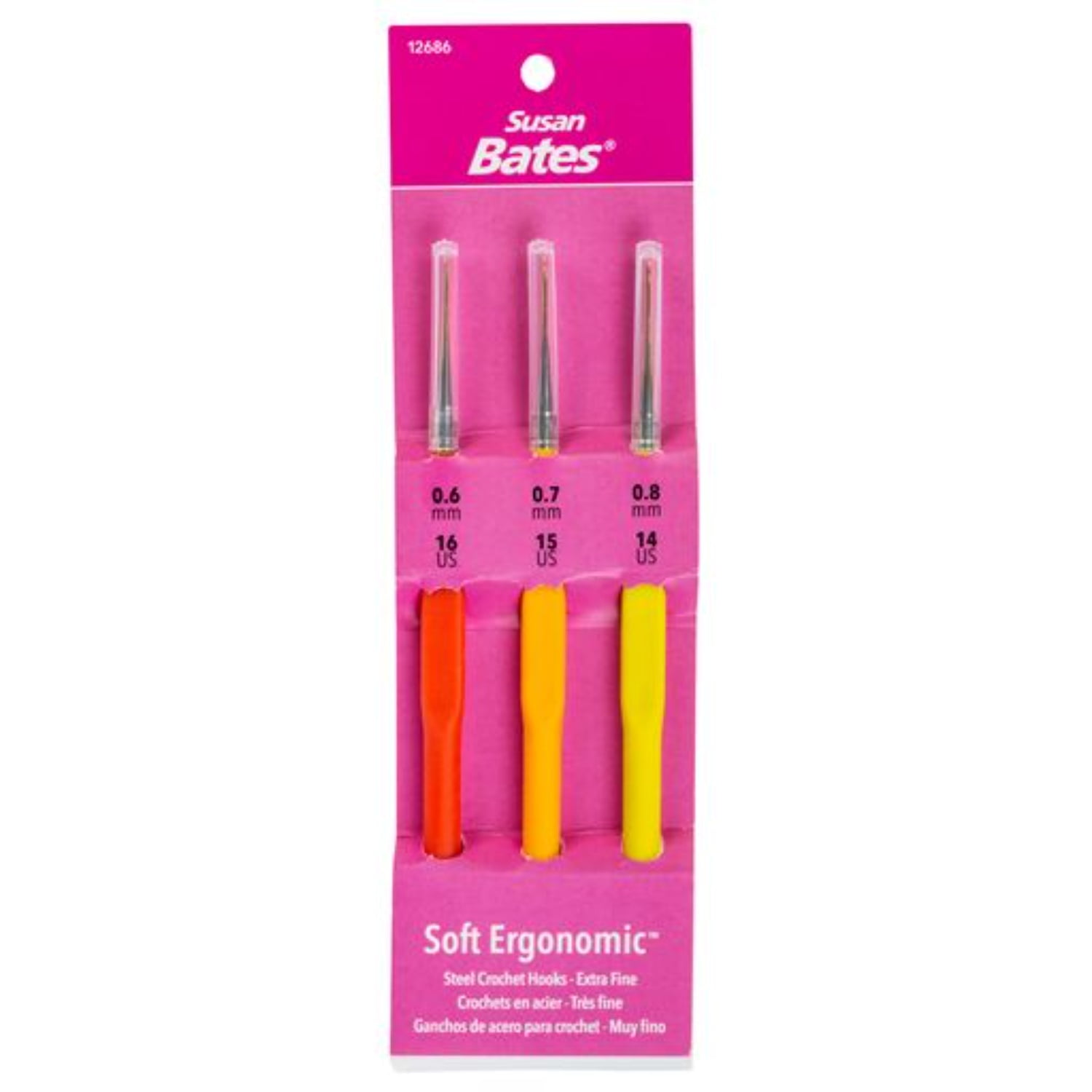 Susan Bates Steelite Extra Fine Crochet Hooks