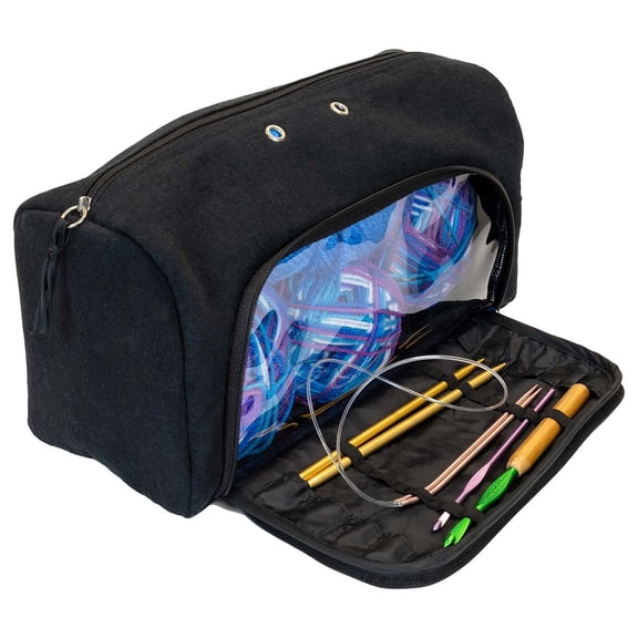Susan Bates Susan Bates Storage Tote - Black Accessory