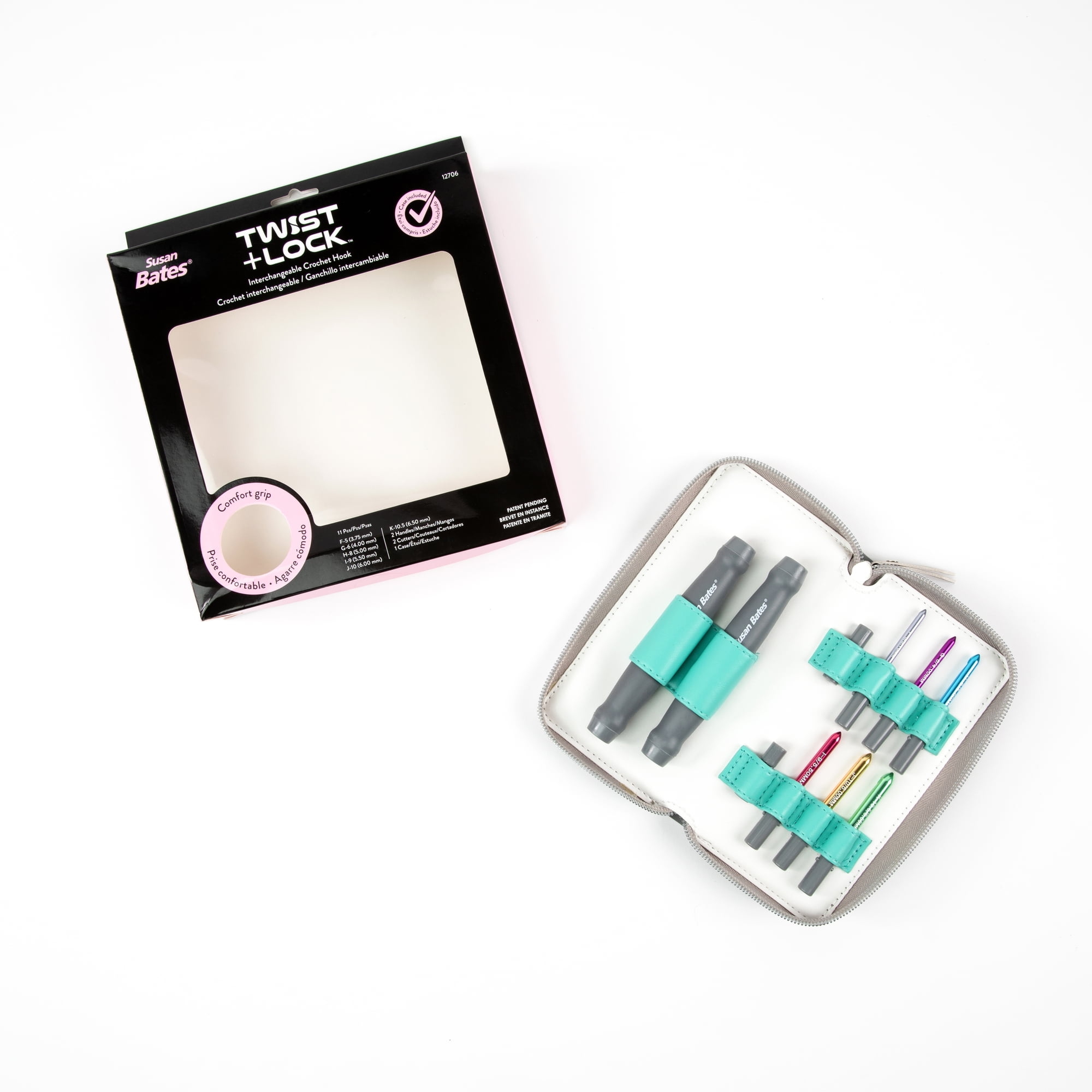 Susan Bates Twist + Lock Deluxe Set with Bag