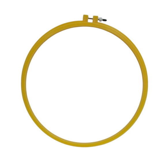 Susan Bates Yellow Hoop-La Embroidery Hoop 10 Inch.