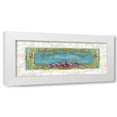 thumbnail image 1 of Susan Berman 32x15 White Modern Wood Framed Wall Art Titled - Violette de Cannes, 1 of 5