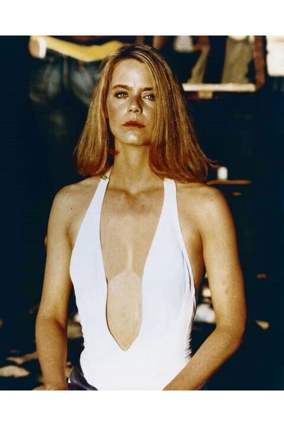 Susan Dey wears white swimsuit with plunging neckline 1981 Looker 8x10 photo