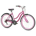 thumbnail image 1 of Susan G Komen 26" Cruiser Women's Bike, Pink, 1 of 6
